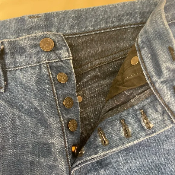 Pure Blue Japan x Blue Owl collab slim straight jean - Picture 5 of 6